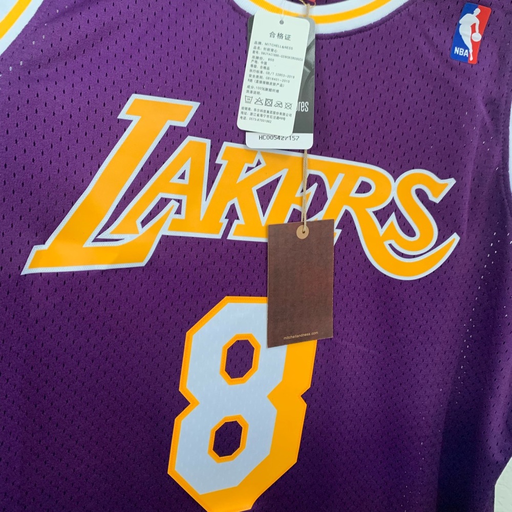 Lakers Jersey Kobe Bryant #8 Rookie Mitchell & Ness Purple Away BRAND NEW